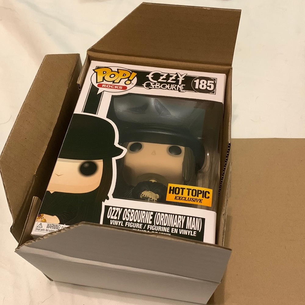 Funko Pop! Rocks #185: Ozzy Osbourne (Ordinary Man) ~ Hot Topic Exclusive
